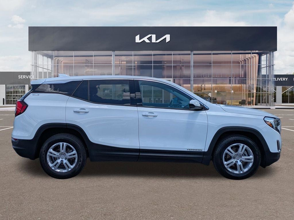 2019 GMC Terrain — rear three-quarter view
