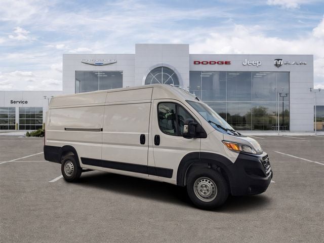 2026 RAM Ram ProMaster RAM PROMASTER 3500 TRADESMAN CARGO VAN HIGH ROOF 159' WB EXT in Bright White Clear-Coat Exterior Paint — front...